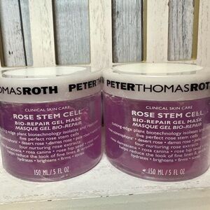 Peter Thomas Roth ROSE STEM CELL Bio Repair Anti Aging Gel Mask 5.1oz LOT x2